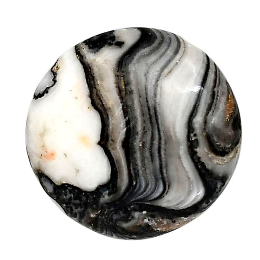 Prairie Agate 24.8x24.8x6 mm Round Shape Polished Gemstone LS83-05085
