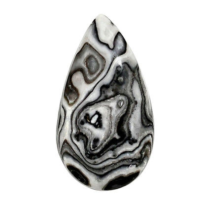 Prairie Agate 19.1x34.4x6 mm Pear Shape Polished Gemstone LS83-05088