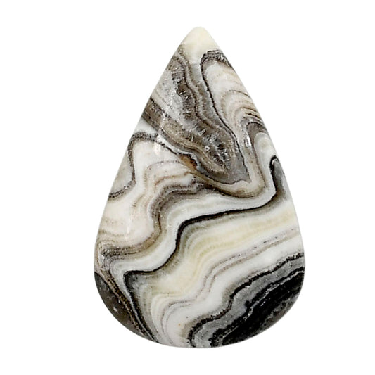 Prairie Agate 20x30.4x5 mm Pear Shape Polished Gemstone LS83-05089