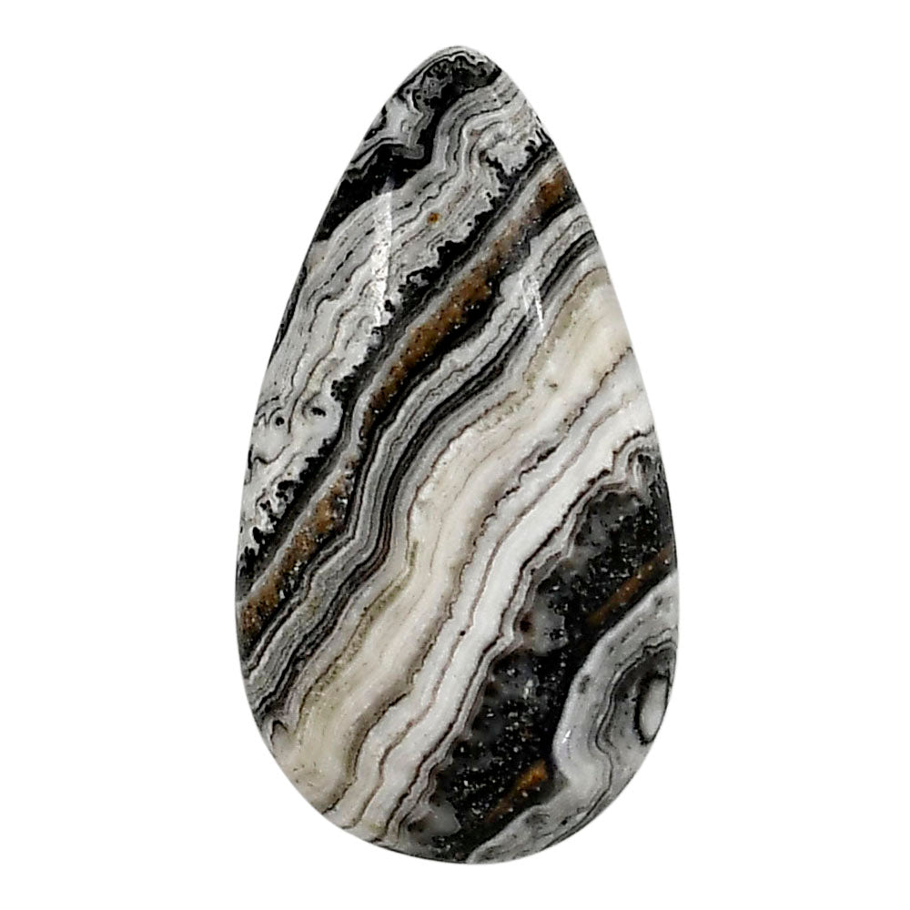 Prairie Agate 18.28x34.6x5 mm Pear Shape Polished Gemstone LS83-05090