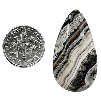 Prairie Agate 18.28x34.6x5 mm Pear Shape Polished Gemstone LS83-05090