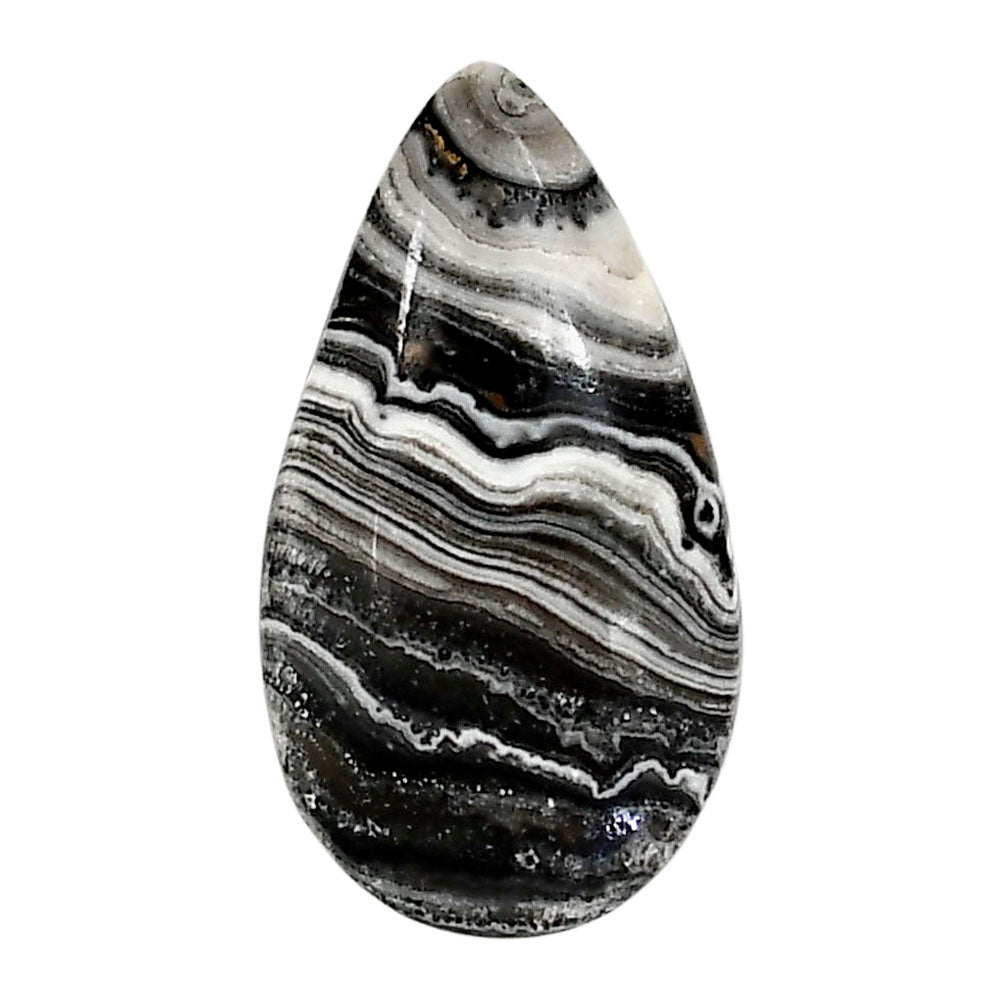 Prairie Agate 17x31x5 mm Pear Shape Polished Gemstone LS83-05091