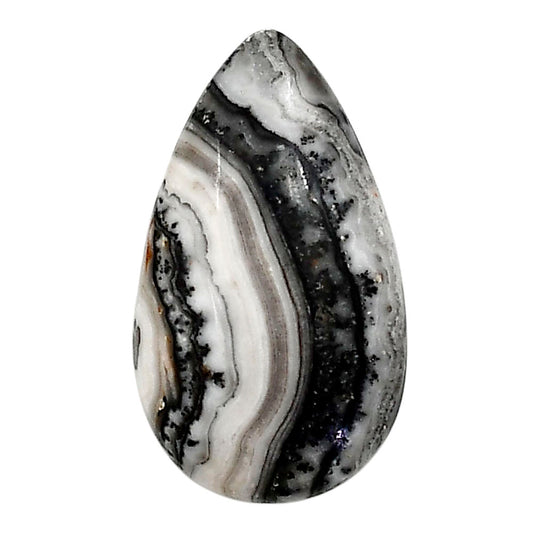 Prairie Agate 17.3x29.9x5.5 mm Pear Shape Polished Gemstone LS83-05094