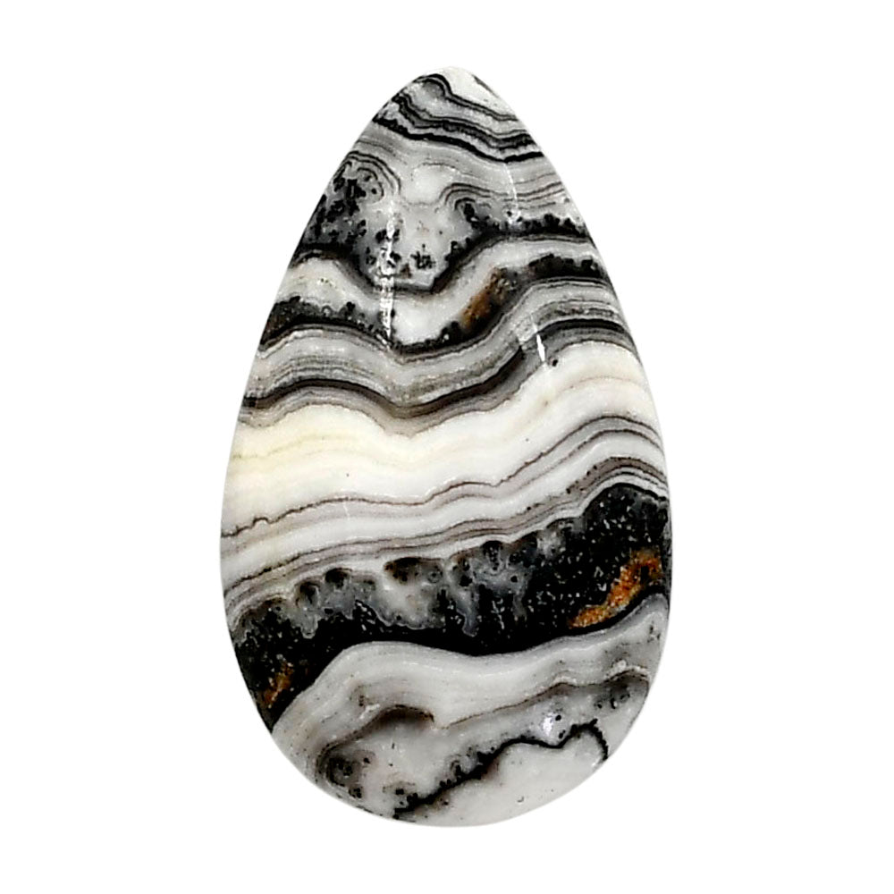 Prairie Agate 17.7x29.7x4.8 mm Pear Shape Polished Gemstone LS83-05096