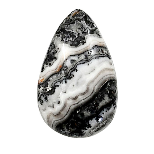 Prairie Agate 16.5x26.5x5 mm Pear Shape Polished Gemstone LS83-05097