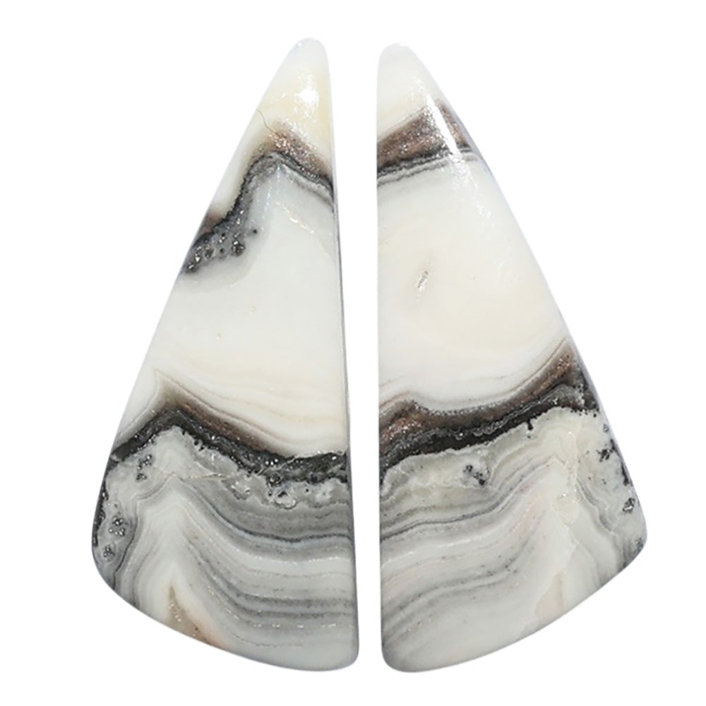 Prairie Agate Pair 12x28.3x3 mm Fancy Shape Polished Gemstone LS83-07589