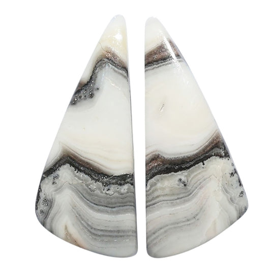 Prairie Agate Pair 12x28.3x3 mm Fancy Shape Polished Gemstone LS83-07589