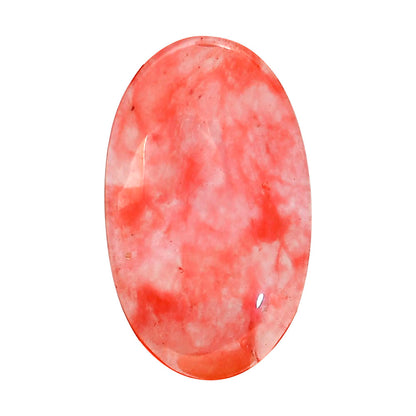 Watermelon Cherry Quartz 21.8x36.55x5.5 mm Oval Shape Polished Gemstone LS85-05117