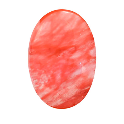 Watermelon Cherry Quartz 20.8x30.7x7.3 mm Oval Shape Polished Gemstone LS85-05122
