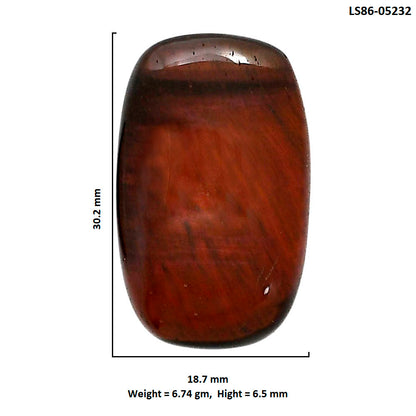Red Tiger Eye 18.7x30.2x6.5 mm Cushion Shape Polished Gemstone LS86-05232