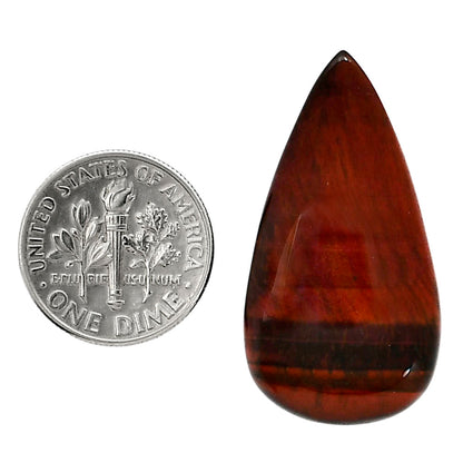 Red Tiger Eye 18.2x34x5.7 mm Pear Shape Polished Gemstone LS86-05239