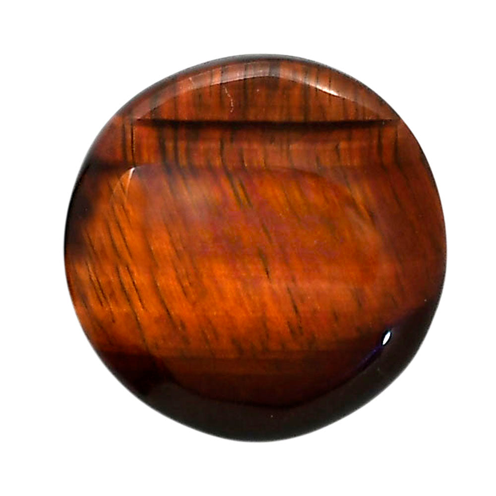 Red Tiger Eye 25.3x25.5x5 mm Round Shape Polished Gemstone LS86-05242