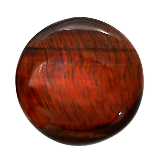 Red Tiger Eye 26x26.2x5.5 mm Round Shape Polished Gemstone LS86-05243
