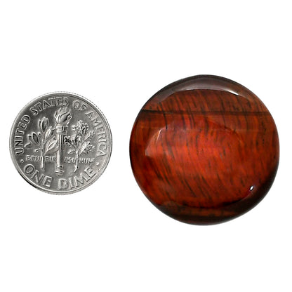 Red Tiger Eye 26x26.2x5.5 mm Round Shape Polished Gemstone LS86-05243