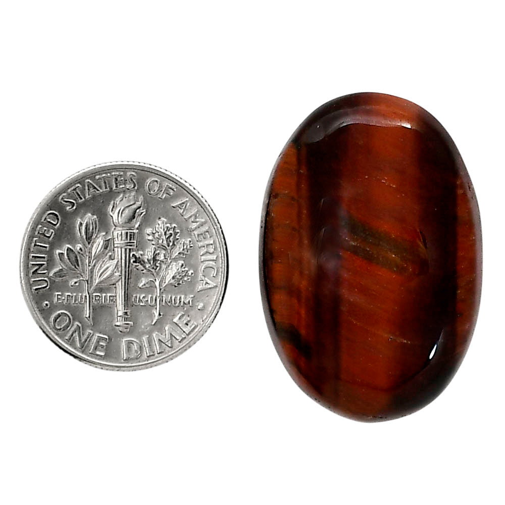 Red Tiger Eye 19.1x28x6 mm Oval Shape Polished Gemstone LS86-05254