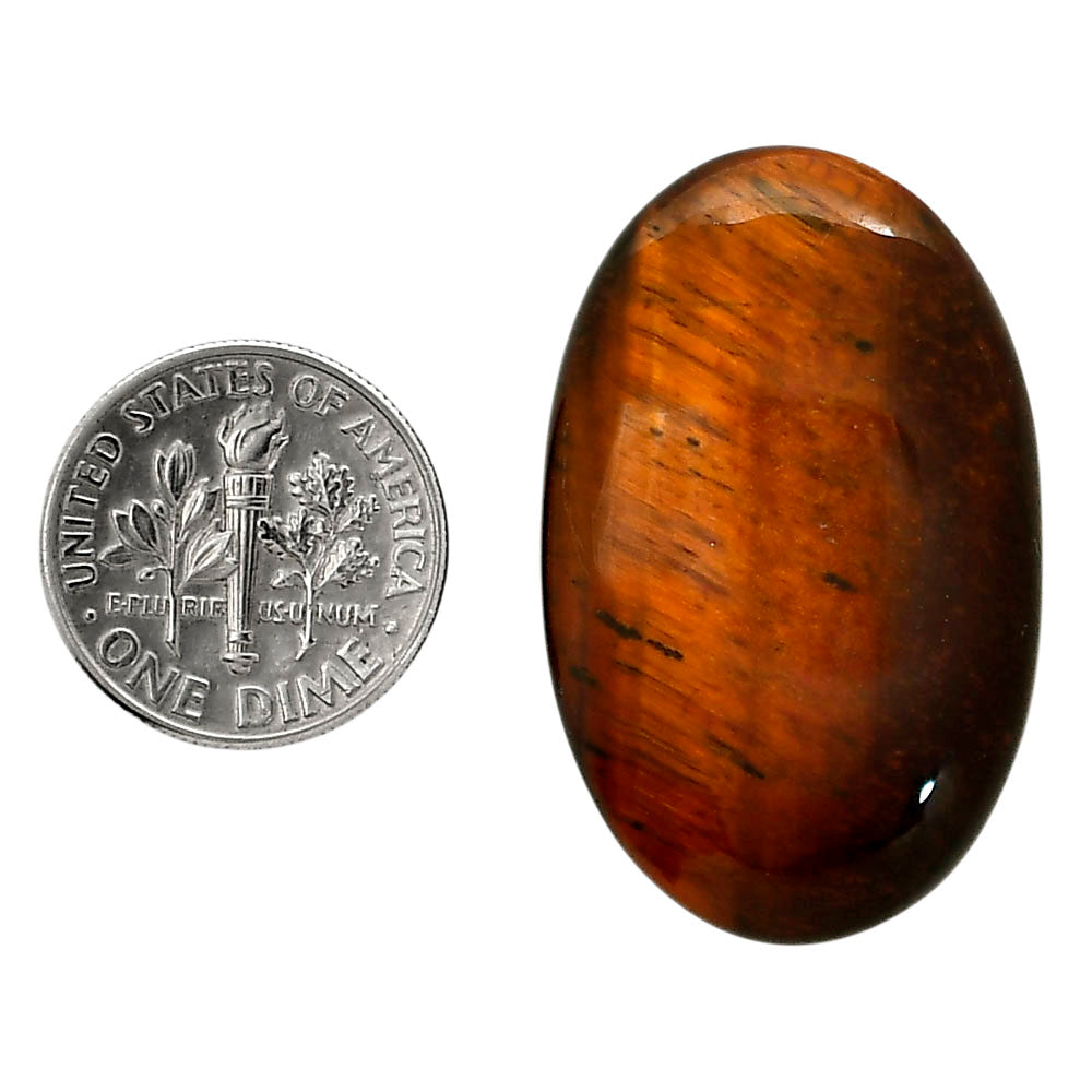 Red Tiger Eye 22x34.75x5.8 mm Oval Shape Polished Gemstone LS86-05257