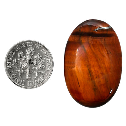 Red Tiger Eye 21.45x32.2x5 mm Oval Shape Polished Gemstone LS86-05260