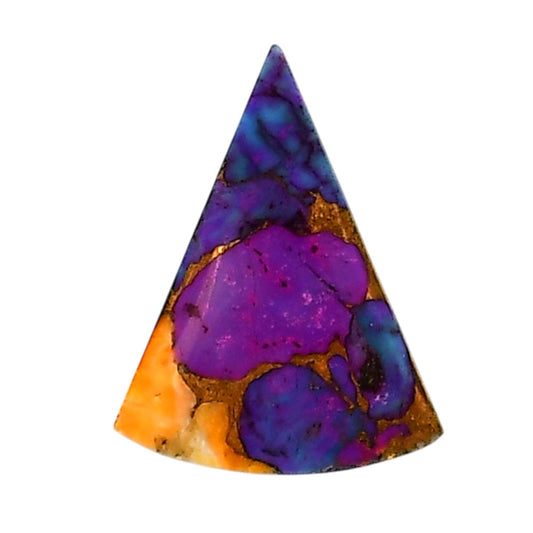 Spiny Oyster Turquoise 17.5x22.5x3.5 mm Fancy Shape Polished Gemstone LS87-05400