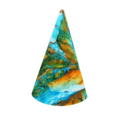Spiny Oyster Turquoise 21.45x37x3.5 mm Fancy Shape Polished Gemstone LS87-06791
