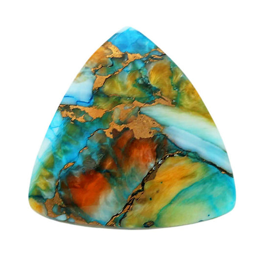 Spiny Oyster Turquoise 21.7x21.7x6 mm Fancy Shape Polished Gemstone LS87-06797
