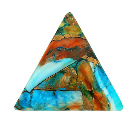Spiny Oyster Turquoise 25x26x4 mm Fancy Shape Polished Gemstone LS87-06803