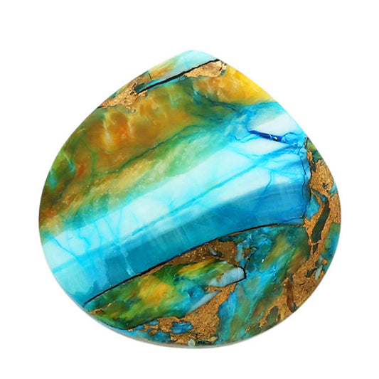 Spiny Oyster Turquoise 23.3x23.7x5.8 mm Heart Shape Polished Gemstone LS87-06838