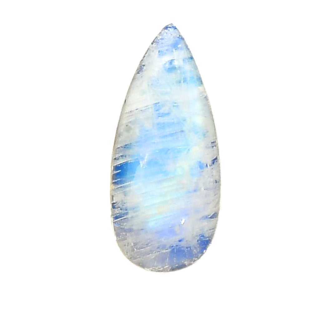 Rainbow Moonstone 11.5x25.4x7.8 mm Pear Shape Polished Gemstone LS88-05404