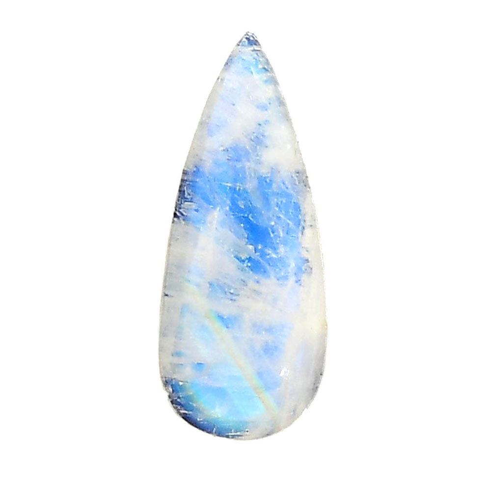 Rainbow Moonstone 11.7x28.1x7 mm Pear Shape Polished Gemstone LS88-05406