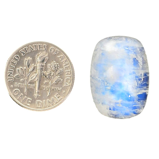 Rainbow Moonstone 15x20.85x9.5 mm Oval Shape Polished Gemstone LS88-05407