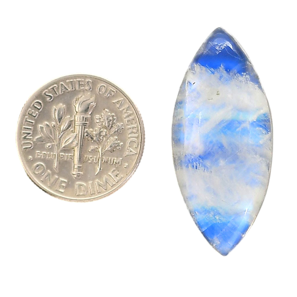 Rainbow Moonstone 14x31.45x7 mm Marquise Shape Polished Gemstone LS88-05416