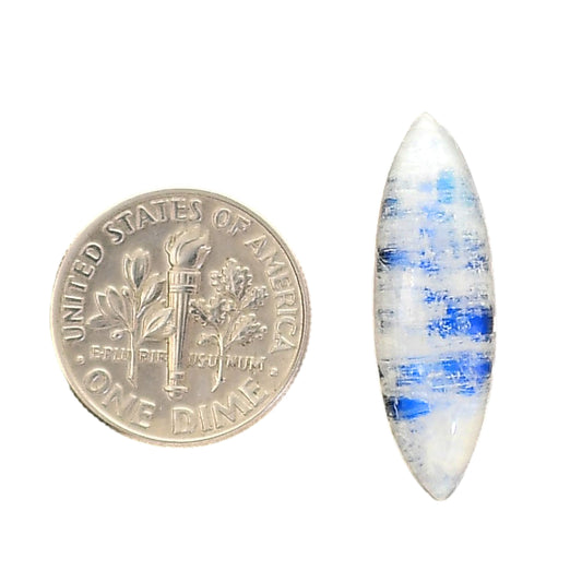 Rainbow Moonstone 8.3x26.35x6.8 mm Marquise Shape Polished Gemstone LS88-05419