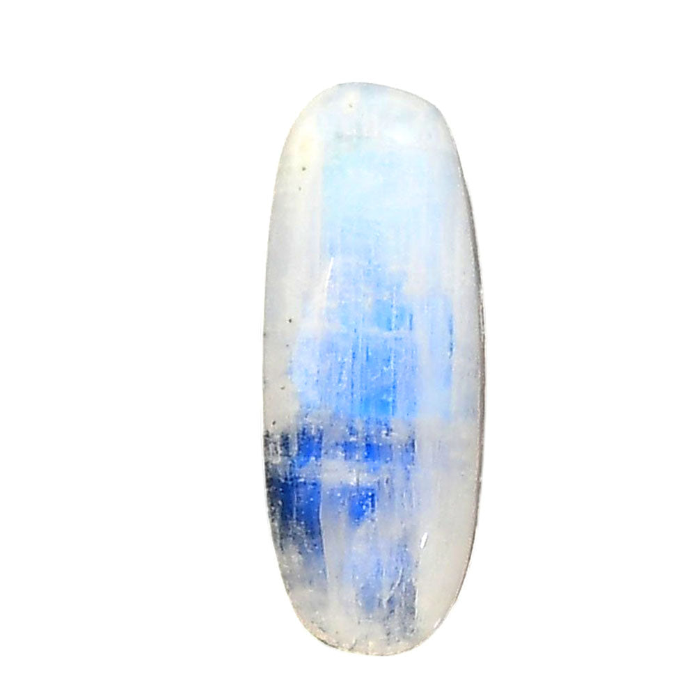 Rainbow Moonstone 10x25.5x6.5 mm Oval Shape Polished Gemstone LS88-05422