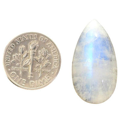 Rainbow Moonstone 14x25.6x9.2 mm Pear Shape Polished Gemstone LS88-05424