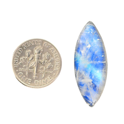 Rainbow Moonstone 11.7x30.3x7 mm Marquise Shape Polished Gemstone LS88-05426