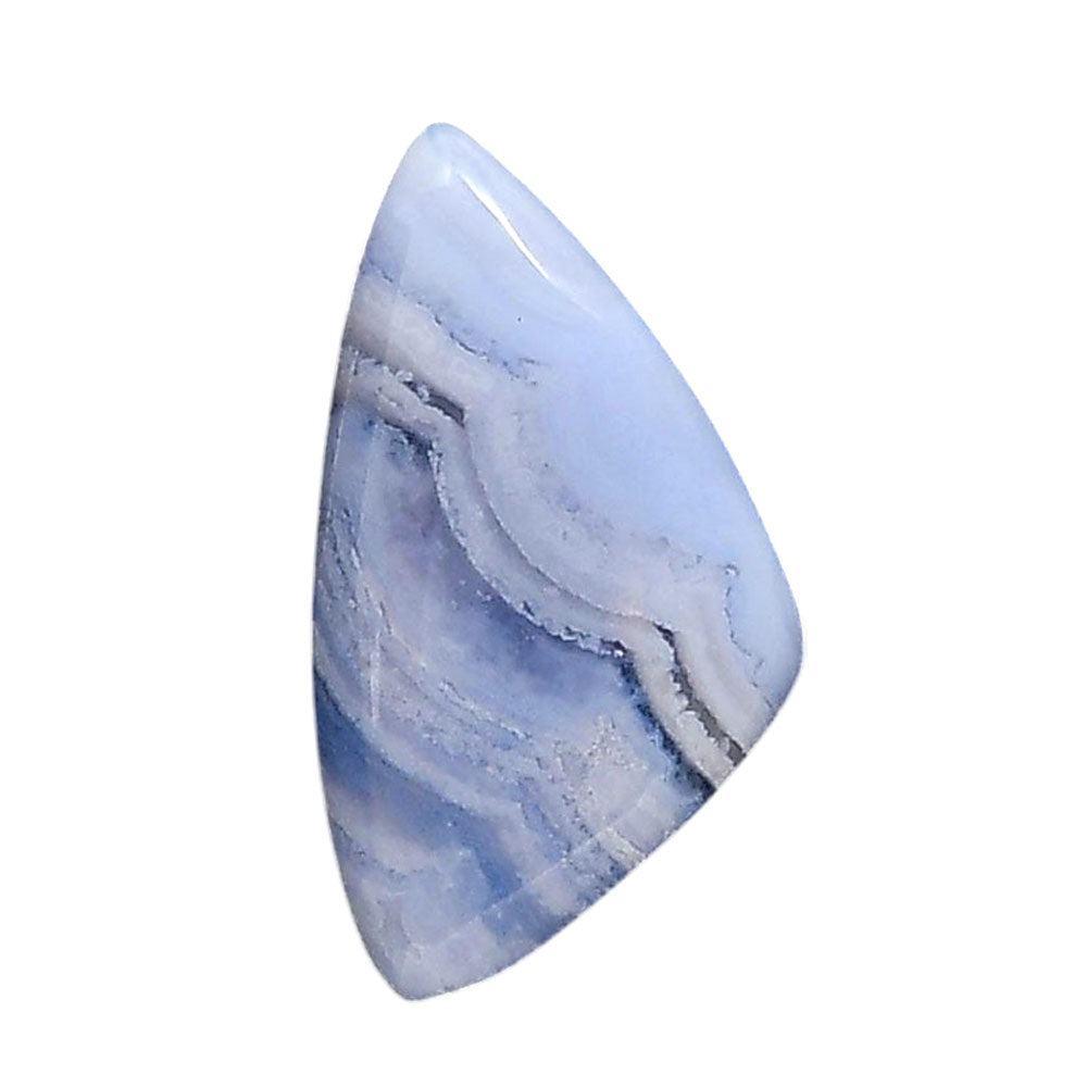 Blue Lace Agate 15.8x28.25x6 mm Fancy Shape Polished Gemstone LS89-05441