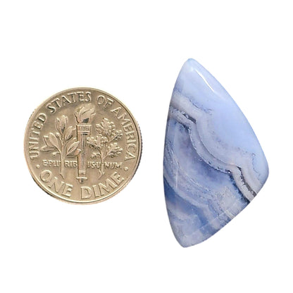 Blue Lace Agate 15.8x28.25x6 mm Fancy Shape Polished Gemstone LS89-05441