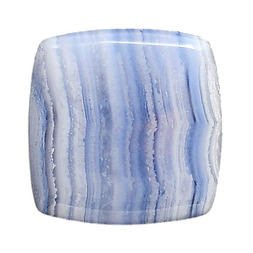 Blue Lace Agate 22x22.2x6 mm Baguette Shape Polished Gemstone LS89-05446