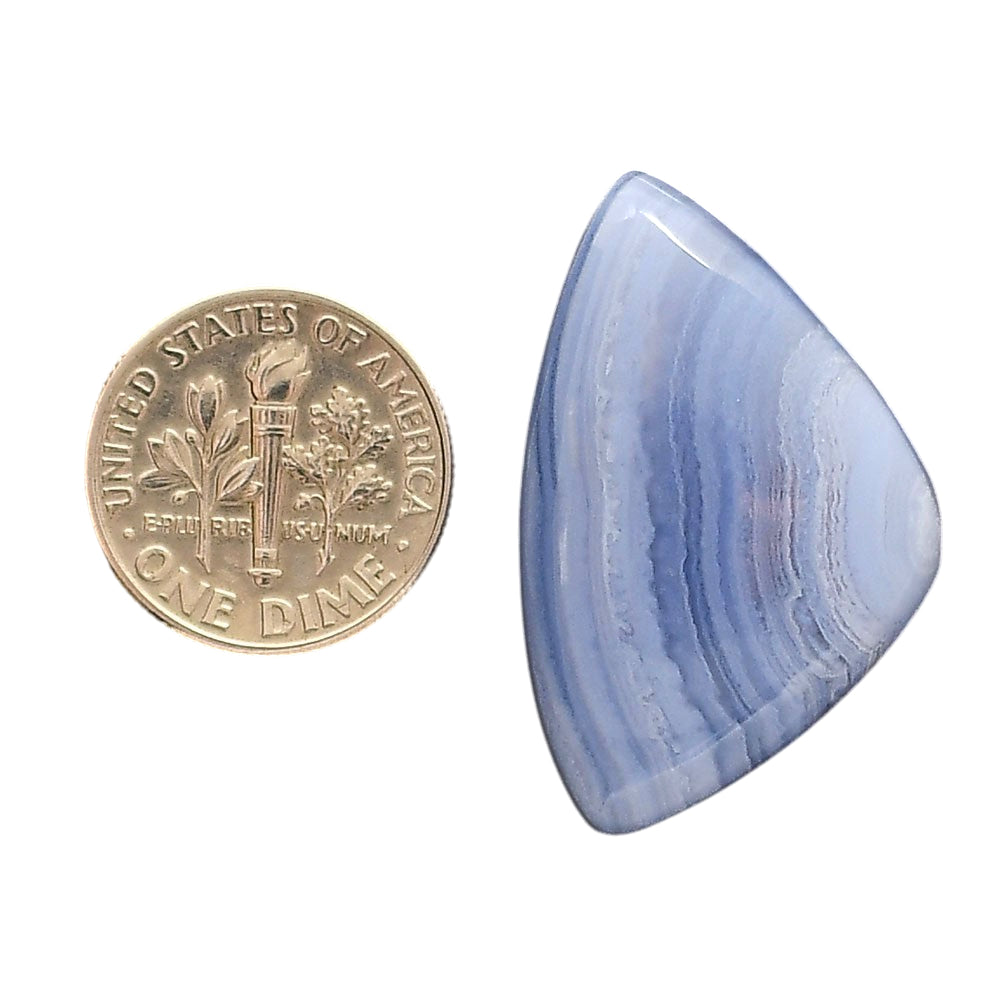 Blue Lace Agate 20.3x31.8x6.5 mm Fancy Shape Polished Gemstone LS89-05458