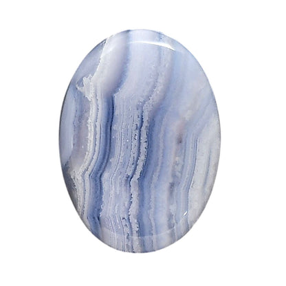 Blue Lace Agate 22.11x31x6 mm Oval Shape Polished Gemstone LS89-05464
