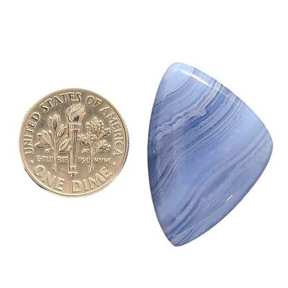 Blue Lace Agate 20.1x29.4x5.5 mm Fancy Shape Polished Gemstone LS89-05477