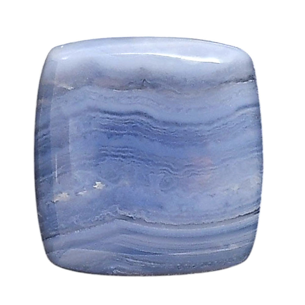 Blue Lace Agate 21.8x22.8x6 mm Baguette Shape Polished Gemstone LS89-05484