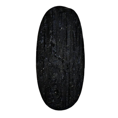 Black Tourmaline Rough 18x38x6.5 mm Oval Shape Polished Gemstone LS90-05602