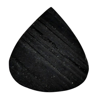 Black Tourmaline Rough 27.2x28.8x7 mm Heart Shape Polished Gemstone LS90-05603