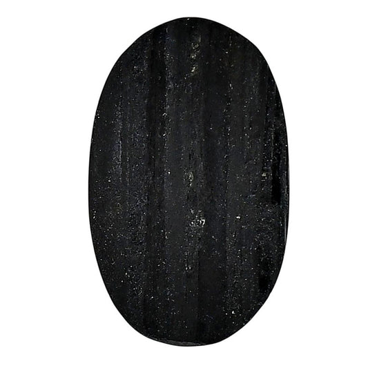 Black Tourmaline Rough 20.7x33.7x6.5 mm Oval Shape Polished Gemstone LS90-05604