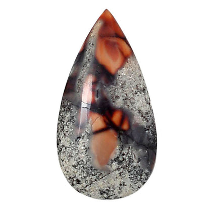 Porcelain Jasper 17x32.4x6.5 mm Pear Shape Polished Gemstone LS91-05718