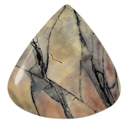 Porcelain Jasper 29.6x30x4 mm Heart Shape Polished Gemstone LS91-05719