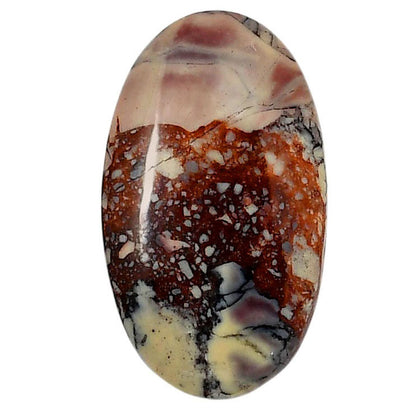 Porcelain Jasper 19.2x32.85x6 mm Oval Shape Polished Gemstone LS91-05722