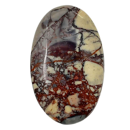 Porcelain Jasper 20x32.3x6 mm Oval Shape Polished Gemstone LS91-05723