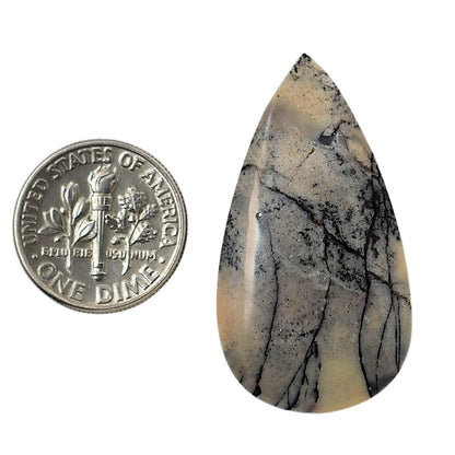 Porcelain Jasper 20x36.65x5.5 mm Pear Shape Polished Gemstone LS91-05724