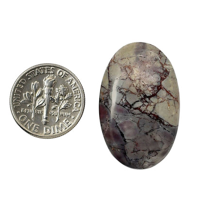 Porcelain Jasper 19x30.2x5.5 mm Oval Shape Polished Gemstone LS91-05725